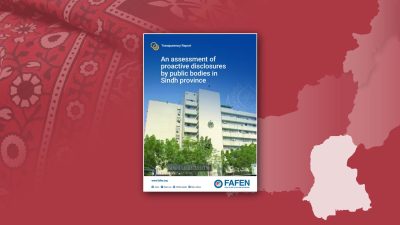 Sindh Public Bodies Disclose 54% of Legally-Required Information: FAFEN