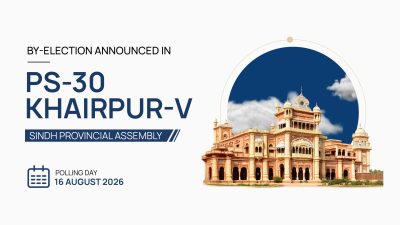 ECP Announces By-poll in PS-30 Khairpur-V